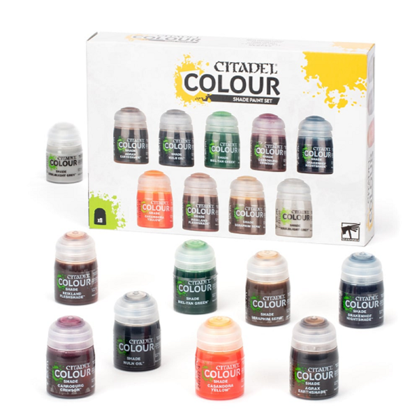 CITADEL COLOUR SHADE PAINT SET