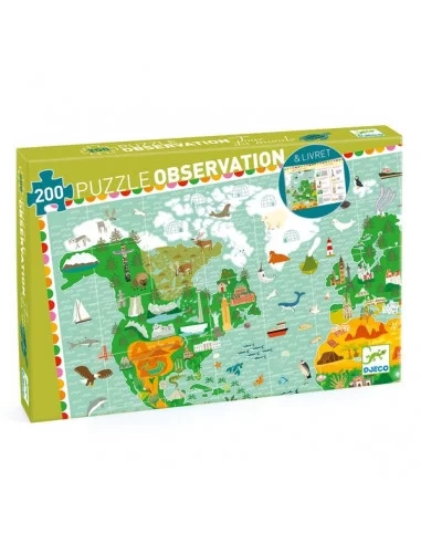 Puzzle Observation - Tour du monde - 200 pcs