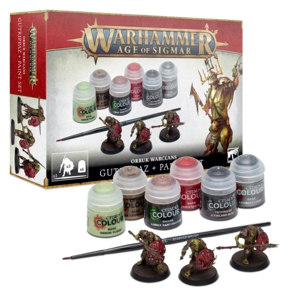 Éventreurs des Clans Guerriers Orruks + Set de Peinture