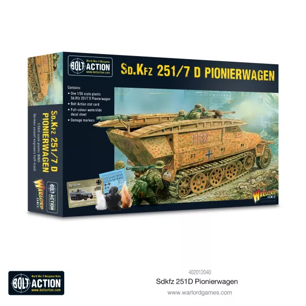 Plastic Sd.Kfz 251 D pionerwagen