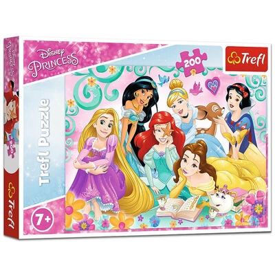 Puzzle 200 pcs. - Joyful world of princesses