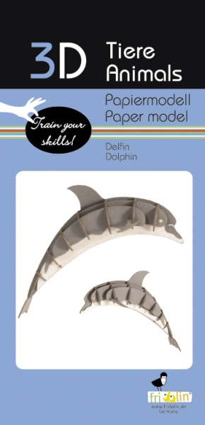 Modèle 3D en papier - Dolphin
