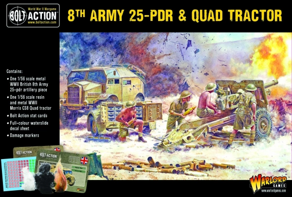 8th Army 25-Pdr & quad tractor