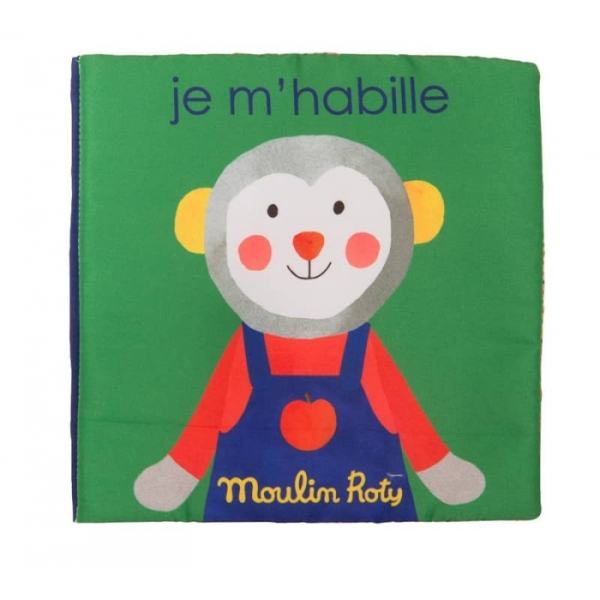 Livre de tissu – Apprendre à s’habiller, Moulin Roty 661077