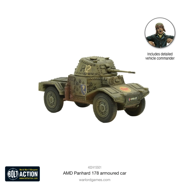 FRENCH ARMY AMD PANHARD 178 ARMOURED CAR