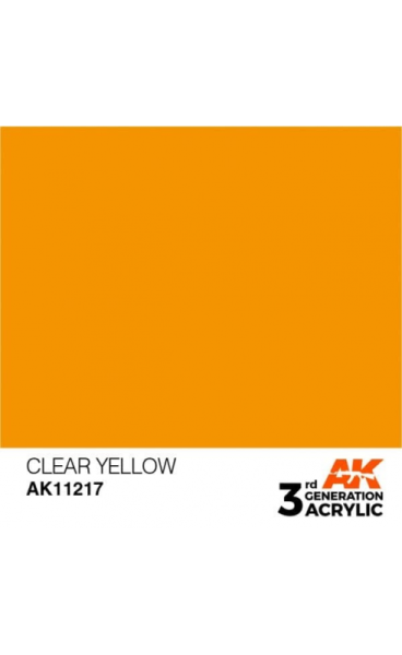 AK11217 - CLEAR YELLOW – STANDARD