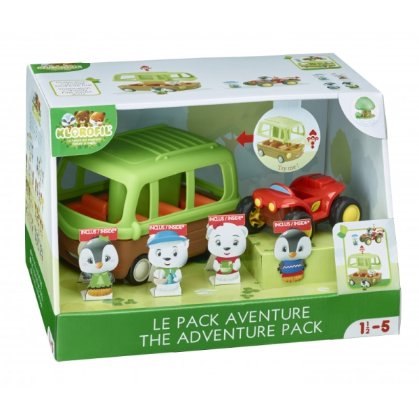 Le pack aventure des Klorofil