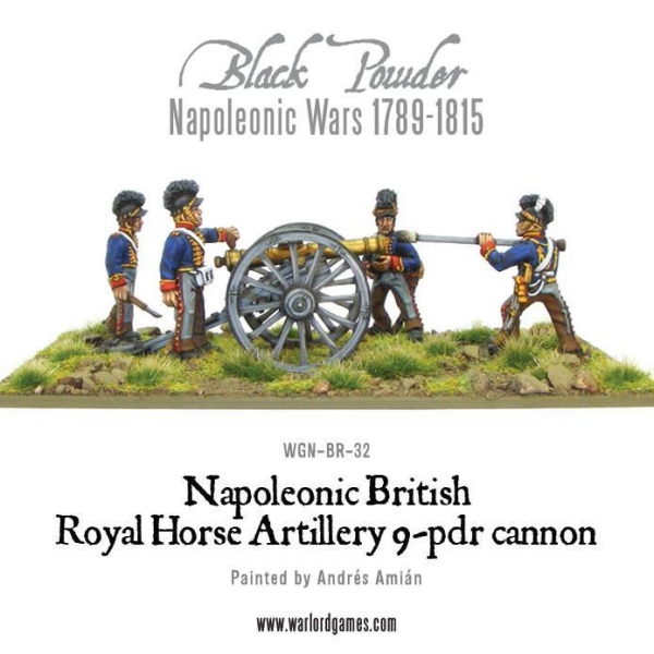 British Royal Horse Artillery 9 Pounder Cannon