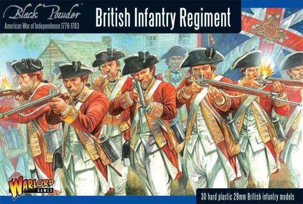 American of independence British infantry