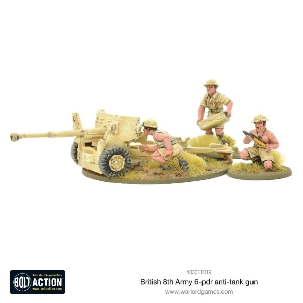 8th Army 6 Pounder ATG