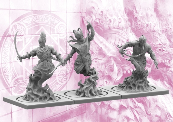 Efreet Sword Dancers  / Efreet Flamecasters     (Dual Kit) - Sorcerer Kings