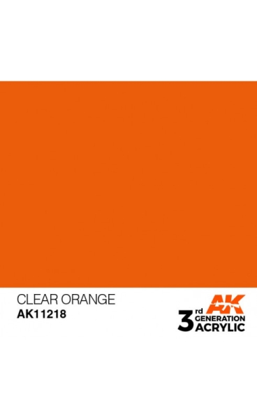 AK11218 - CLEAR ORANGE – STANDARD
