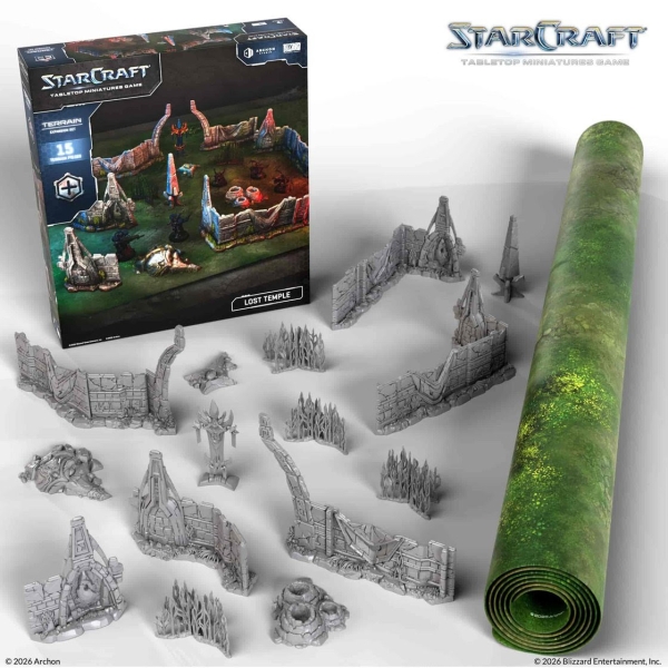 Starcraft LOST TEMPLE - TERRAIN EXPANSION SET
