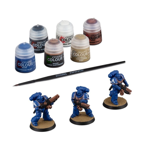 SPACE MARINES: MARINES INFERNUS + SET DE PEINTURE