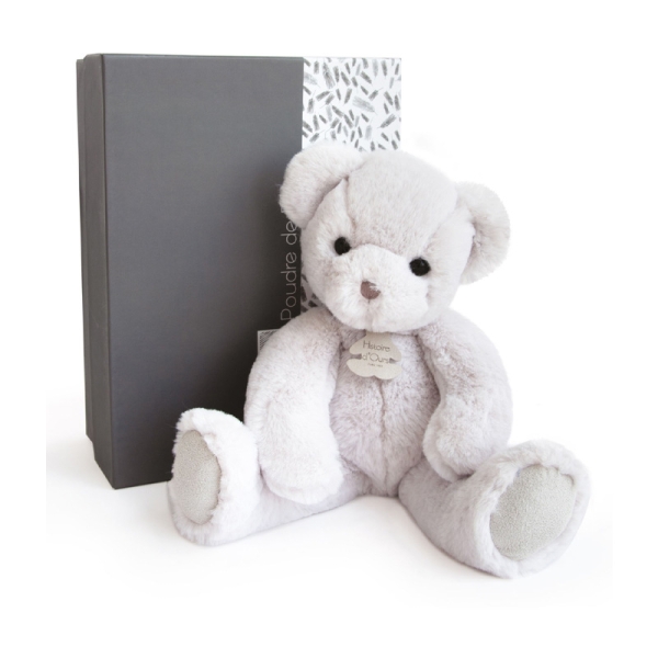 PELUCHE OURS GRIS  PERLE