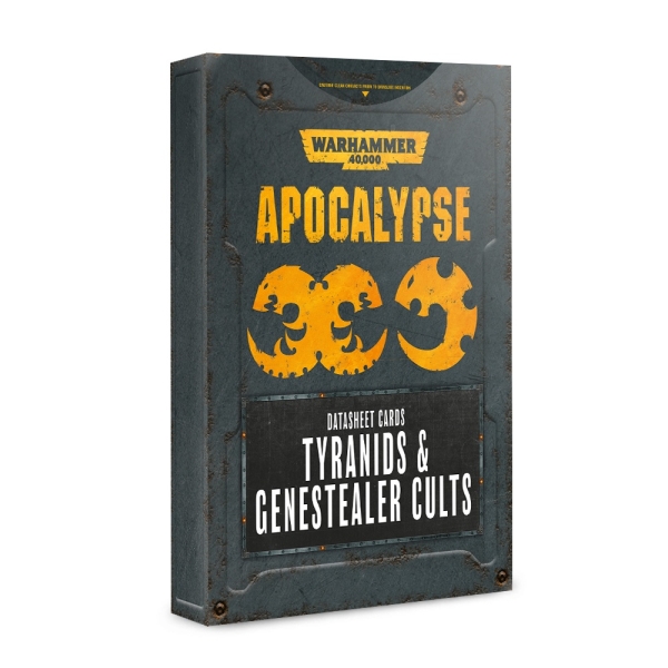 Apocalypse : Tyranids & Genestealer Cults Datasheet Cards