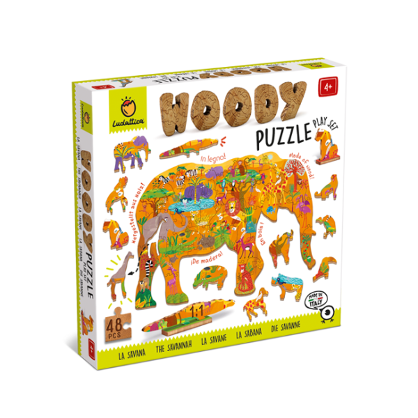 WOODY PUZZLE PLAY SET LA SAVANE