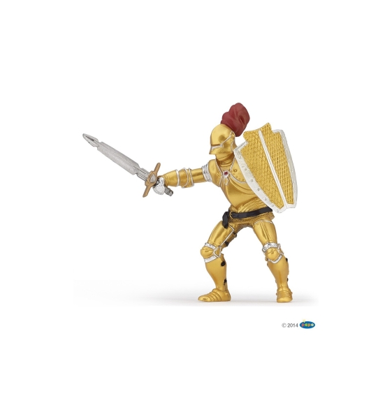 Chevalier or en armure