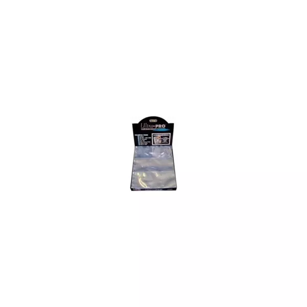 100 Feuilles pour Classeur - 9 Pocket Hologram Page : Platinum