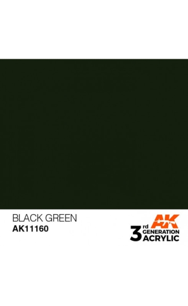 AK11160 - BLACK GREEN – STANDARD