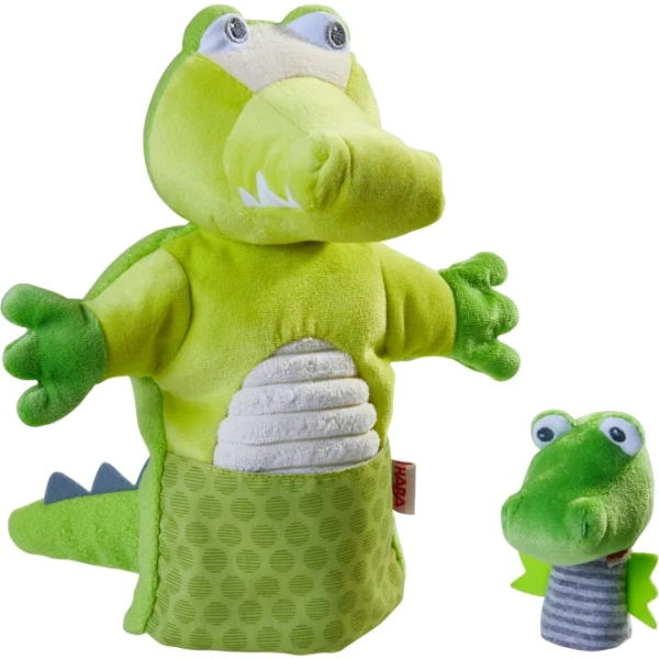 Marionnette Crocodile et son bébé