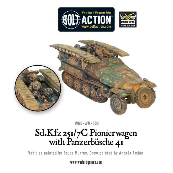 Sd.Kfz 251/7C pionierwagen with panzerbuchse 41