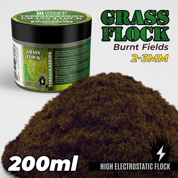 Herbe Statique 2-3mm- BURNT FIELDS - 200ml