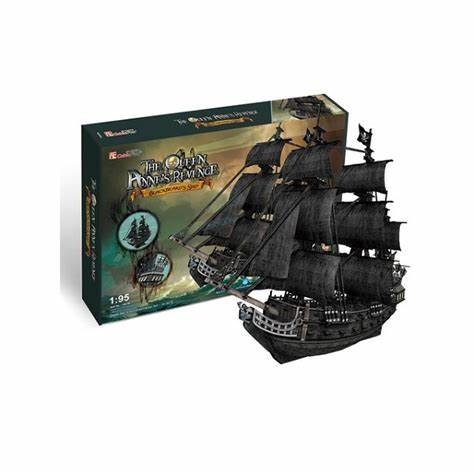 CUBIC FUN - PUZZLE 3D BATEAU PIRATE QUEEN ANNE’S