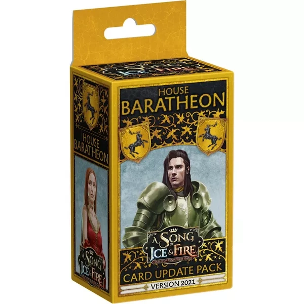 A Song of Ice & Fire: Tabletop Miniatures Game – Baratheon card update pack VF (2021)