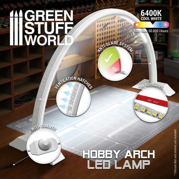 Hobby arch - LED Lamp - Faded white