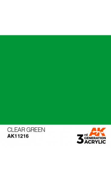 AK11216 - CLEAR GREEN – STANDARD