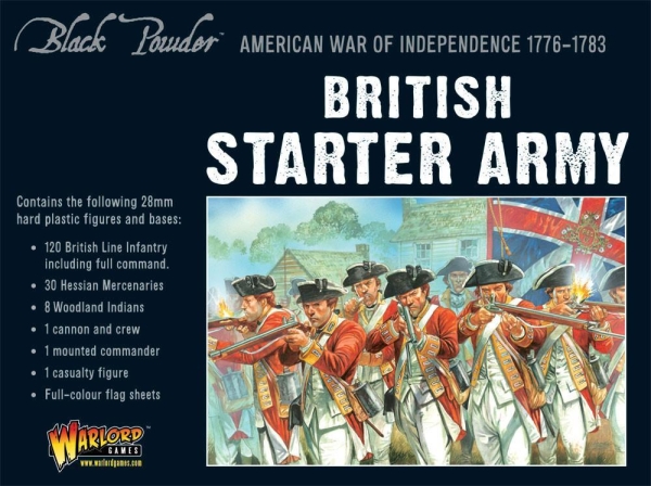 American war of independence british army starter