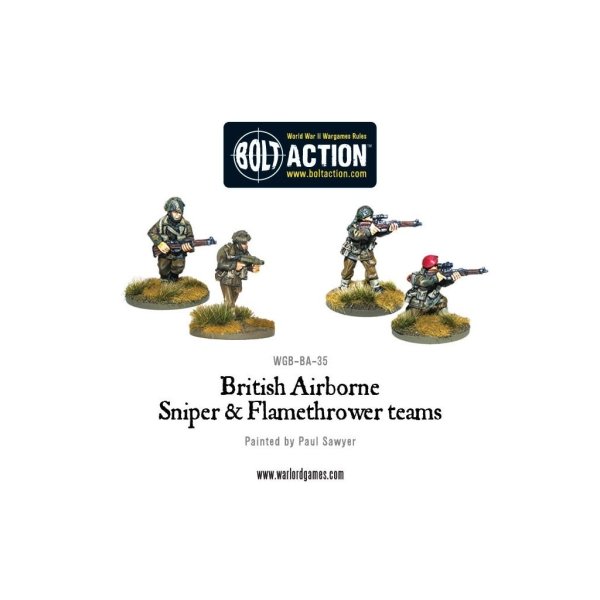 British Airborne: Flamethrower & Sniper Teams