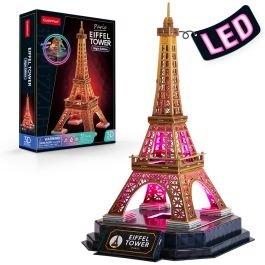 Puzzle 3D à LED Eiffel Tower 84 pcs