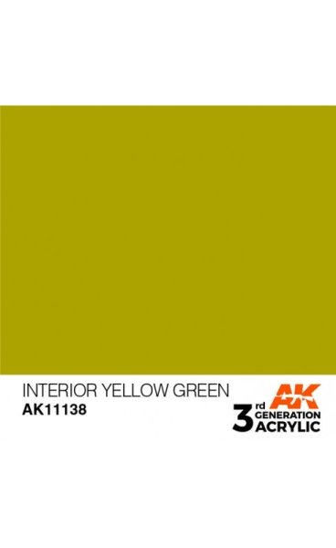 AK11138 - INTERIOR YELLOW GREEN – STANDARD