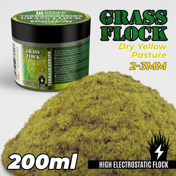 Herbe Statique 2-3mm- DRY YELLOW PASTURE - 200ml