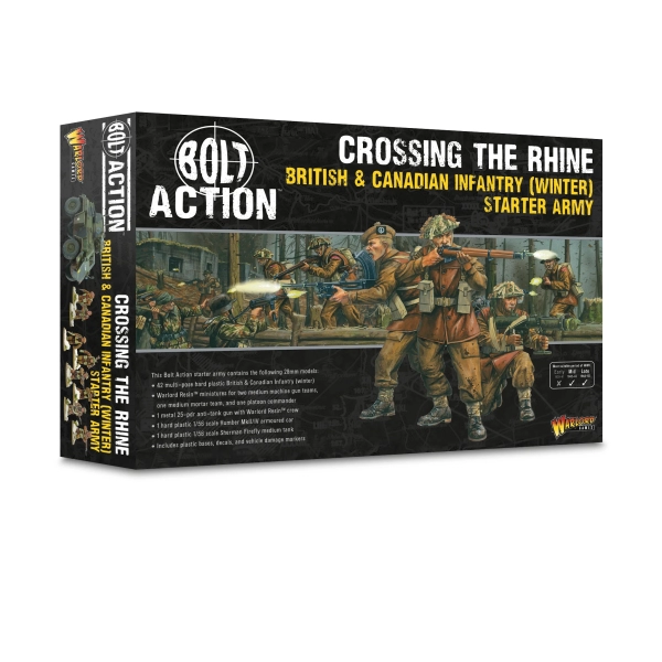 Crossing the Rhine' - British & Canadian infantry (Winter) Starter Army