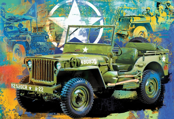 Military Jeep Tin