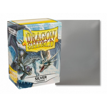 Dragon Shield - 100 sleeves - Silver classic