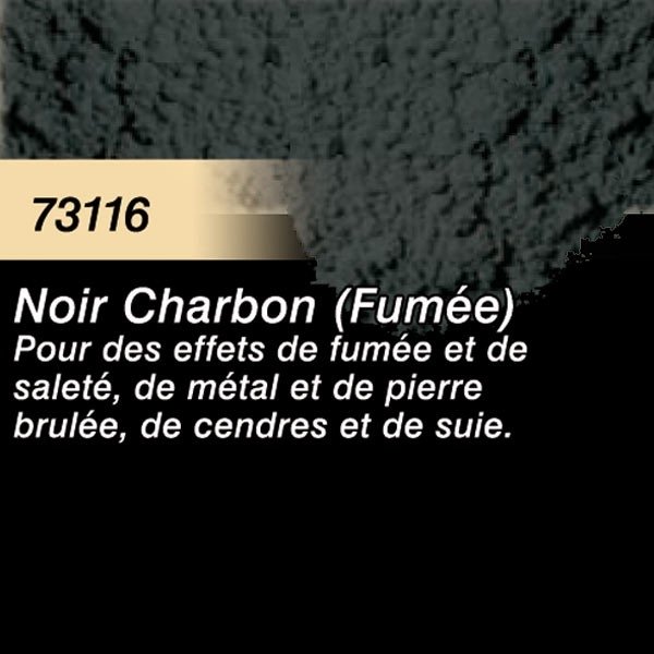 Pigment noir charbon (fumée)