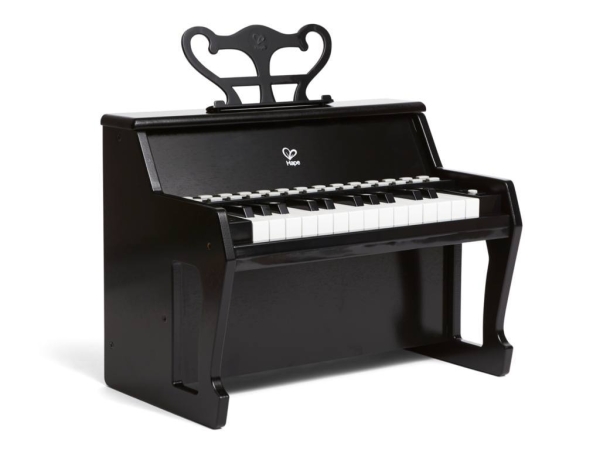 Piano avec apprentissage interactif noir