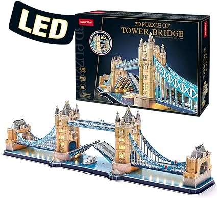 Puzzle 3D LED UK Londres Tower Bridge