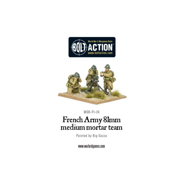 French Army 81mm Medium Mortar Team