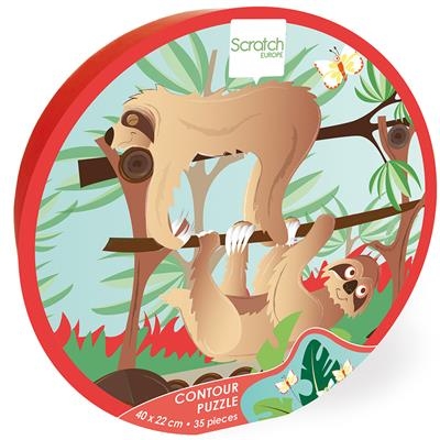 CONTOUR PUZZLE - SLOTH