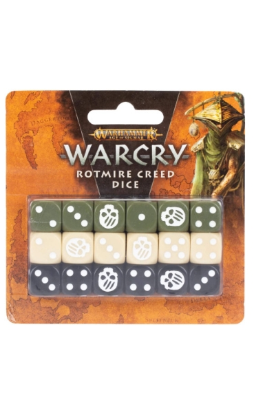 Warcry - Rotmire creed dice