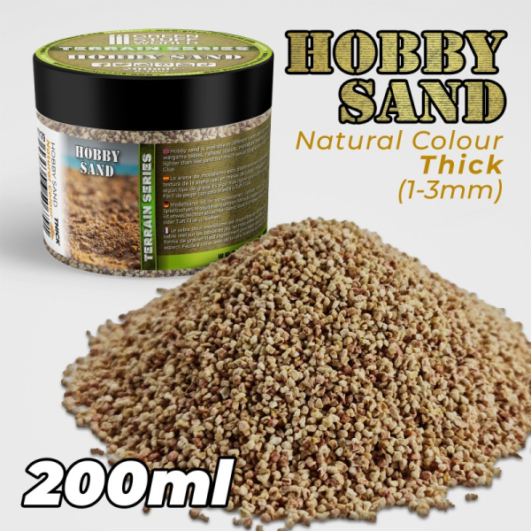 Sable de modélisation grossier 200ml - Naturel