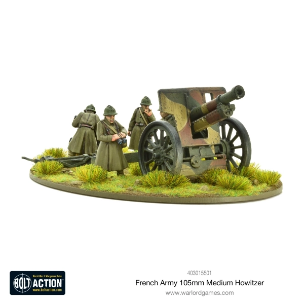 French Army 105mm medium Howitzer
