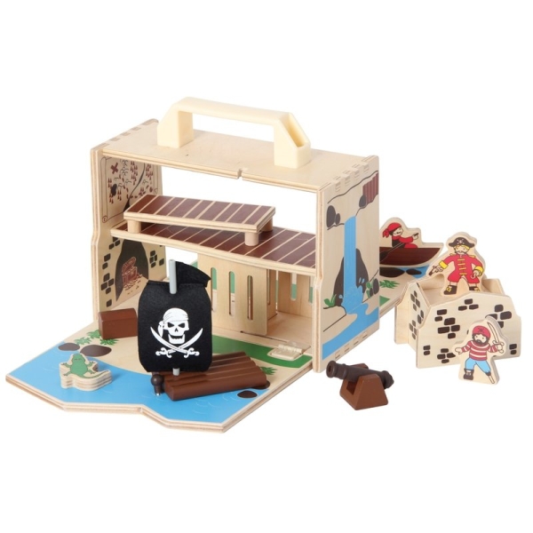 BOXSET  Jouer à Suitcase Pirate Island