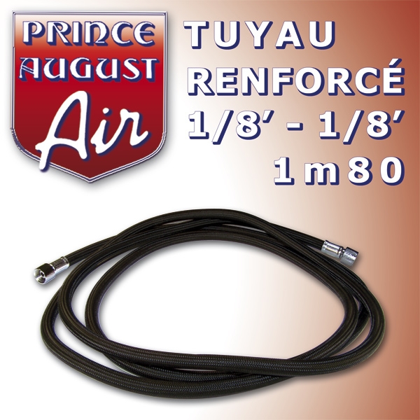 Tuyau renforcé 1/8 - 1/8 1m80