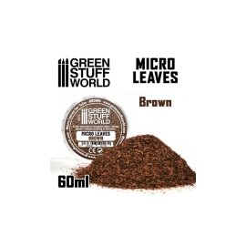 Micro feuilles - Mélange marron